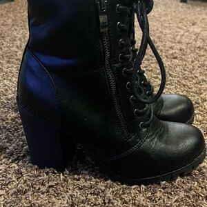 Black Combat & Moto Boots